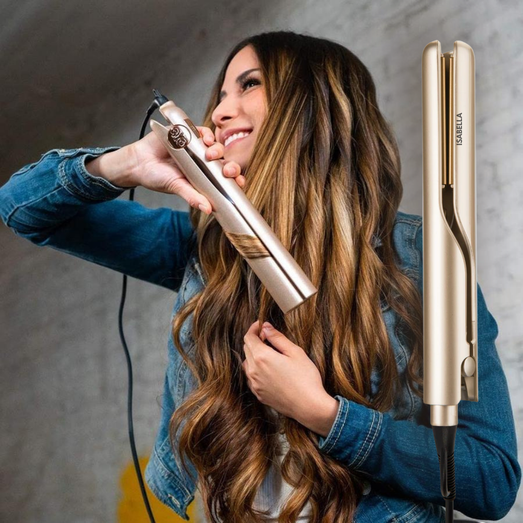 Isabella 2-i-1 Hairstyler™ – Dobbelt stylingkraft, halvt så meget besvær.