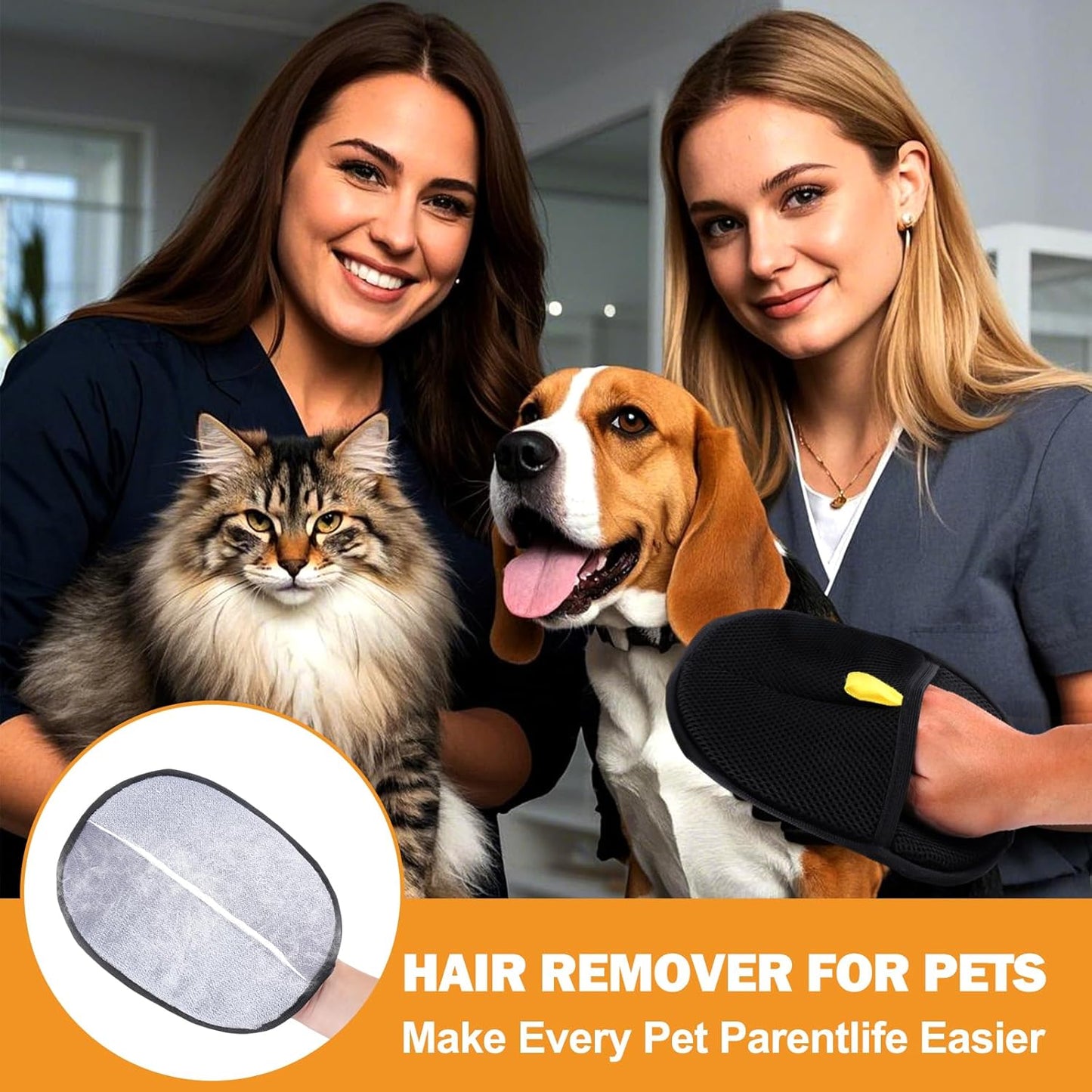 🎁KØB 1 FÅ 1 GRATIS🔥Handsker til fjernelse af dyrehår🐱🐕