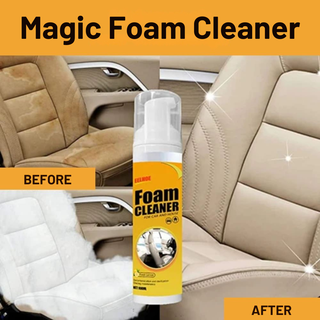 3x Magic Foam Cleaner | Øjeblikkelig og ubesværet rengøring!