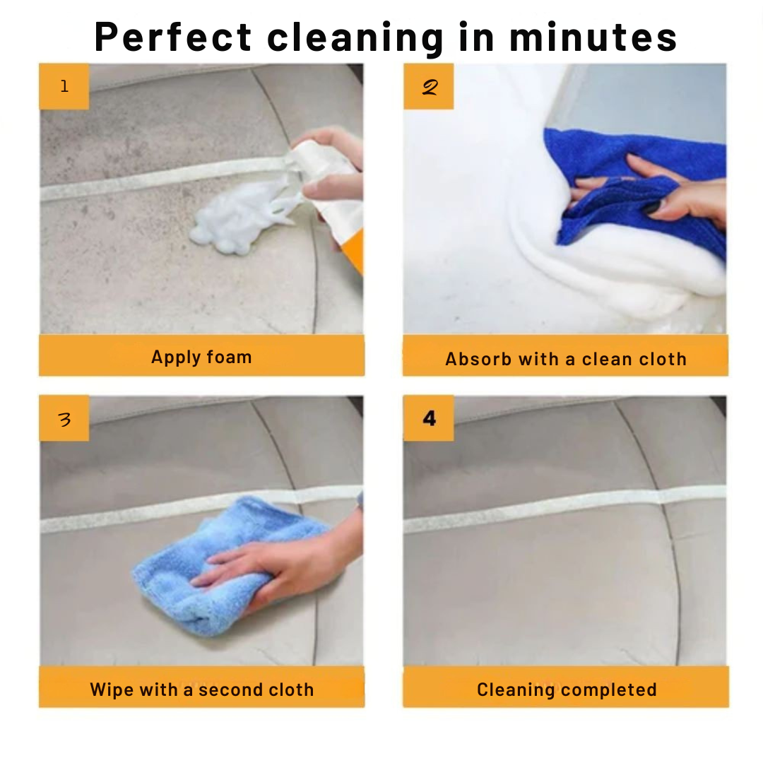 3x Magic Foam Cleaner | Øjeblikkelig og ubesværet rengøring!