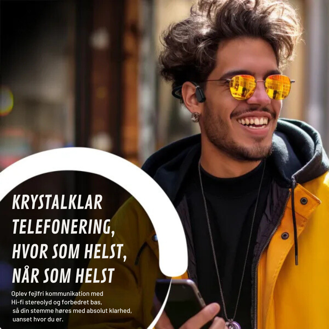 SoundWave | Knogelede høretelefoner| Perfekt til sport og fritidstøj