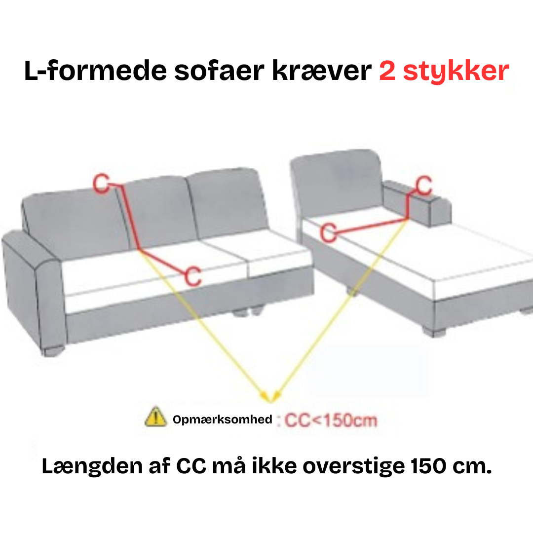 SofaGuard™ | Elastisk Fløjlssofaovertræk, der Sparer Dig Penge