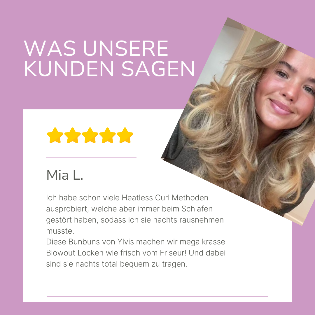 (1+1 Gratis) Ylvis BunBun Krøllejern - Varmefri, Plejende og Perfekt til Salon-Look derhjemme!