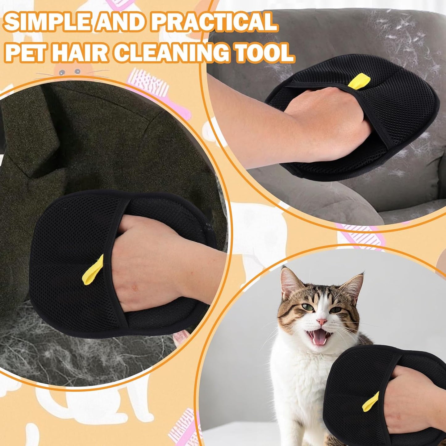 🎁KØB 1 FÅ 1 GRATIS🔥Handsker til fjernelse af dyrehår🐱🐕