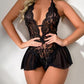 Women's Sexy Solid Color Lace Pajamas