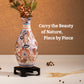 PieceRelax | Puzzle Vase - Immerse yourself in the beauty of fall. This stunning puzzle vase captures the essence of autumn with its intricate floral details and warm, earthy hues. A unique, handcrafted decoration that brings seasonal charm to your home. With PieceRelax, you’ll always get there.