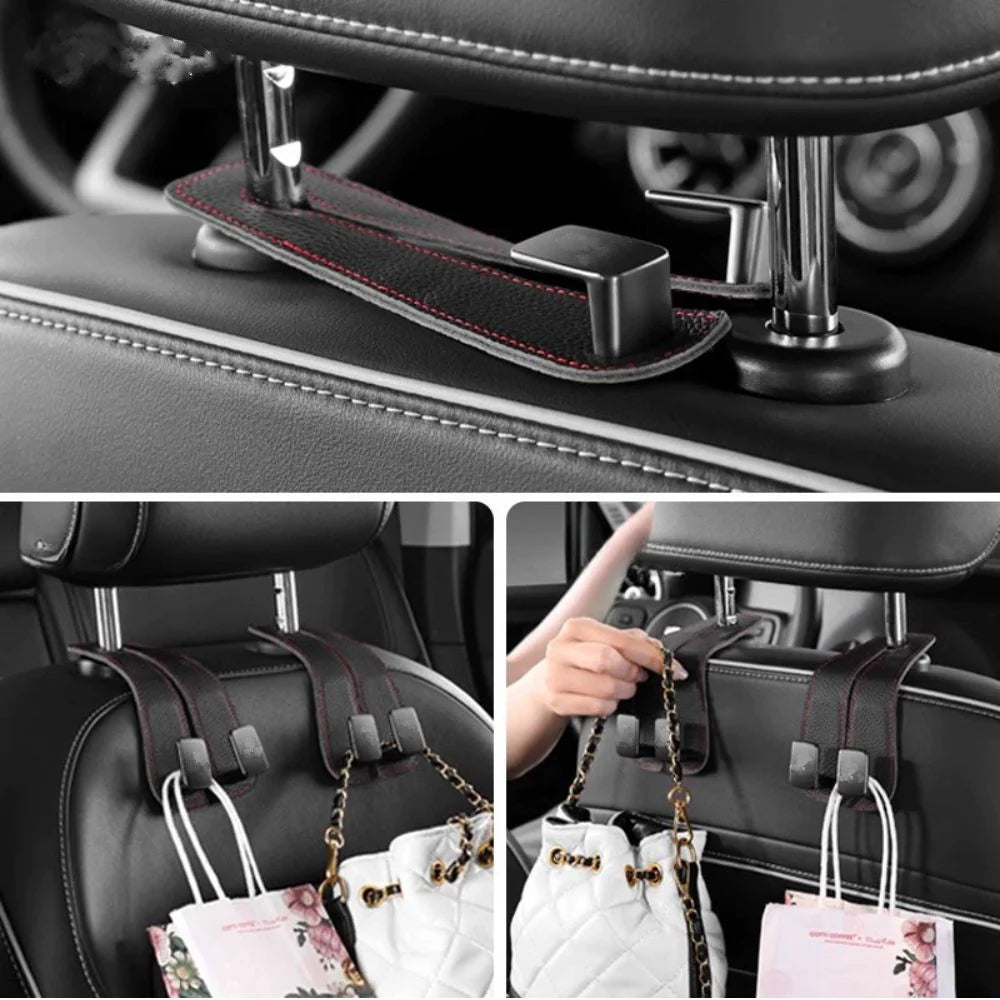 Dubbele autohoofdsteunhaak – De ultieme auto-organizer