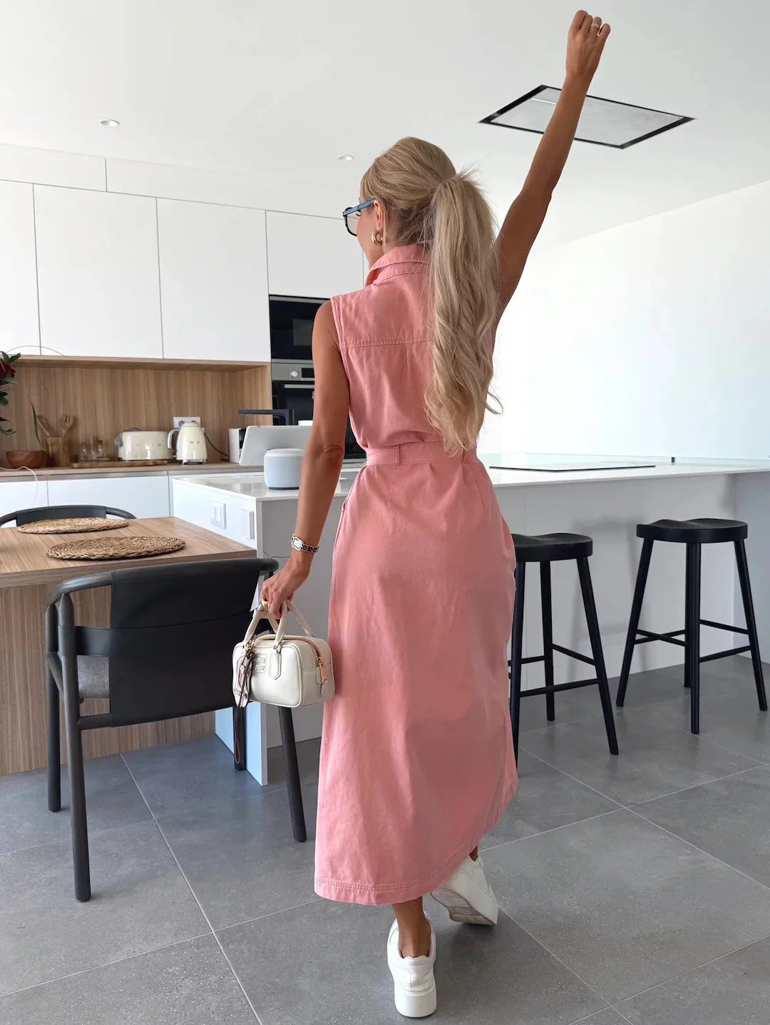 Louisa | Maxi Denim Kjole